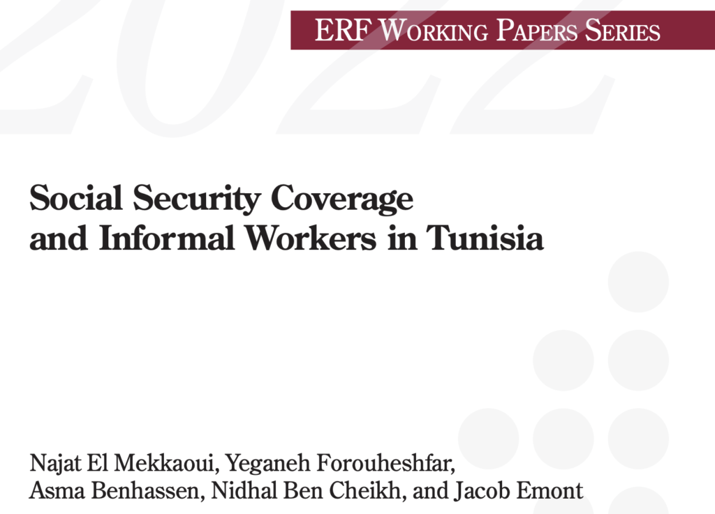 Social Security Coverage and Informal Workers in Tunisia – Arab Region ...