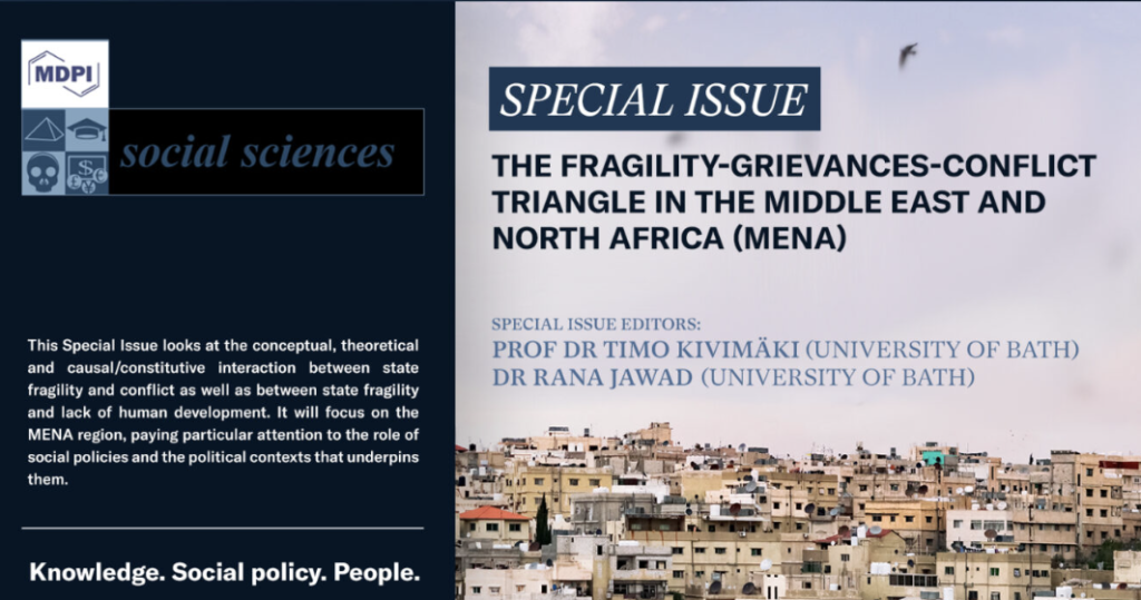 Special Issue: The Fragility-Grievances-Conflict Triangle in the Middle ...